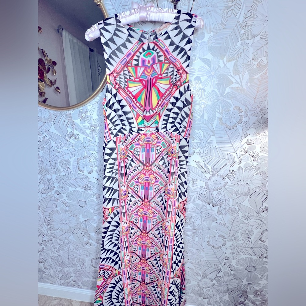Psychedelic maxi dress